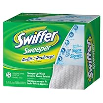 Swiffer Sweeper Dry Sweeping Cloths, Unscented, 32-Count Boxes (Pack of 3)