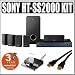 Sony HT-SS2000 Component Home Theater System for Sony Blu-Ray Players w/ 3 Year Extended Warranty