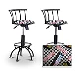 2 24"-29" Nascar Coca Cola Themed Seat Black Adjustable Specialty / Custom  ....