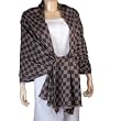 Black Cashmere Pashmina Shawl Wrap Handcrafted in India 80 x 28 inches