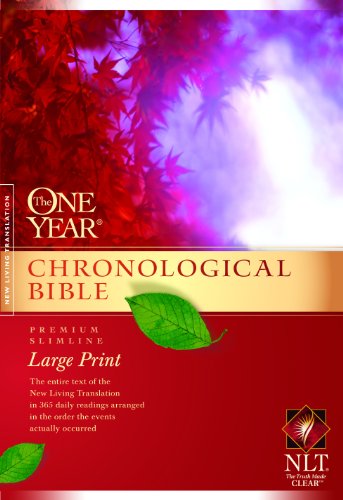 The One Year Chronological Bible NLT Premium Slimline Large Print1414338805 : image