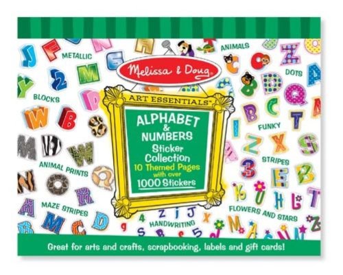 Melissa Doug Sticker Collection - Alphabet and Numbers Melissa Doug Sticker Collection - Alphabet and Numbers