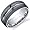 Modern Style comfort fit Mens 8mm Black Titanium Wedding Band Ring Size 8