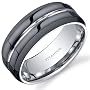 Revoni Modernit� - Bague en Titane aux tons noir e&hellip de Revoni