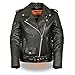 Milwaukee Leather LC2700 Ladies Black Classic MC Premium Leather Jacket w/Side Laces (5X)