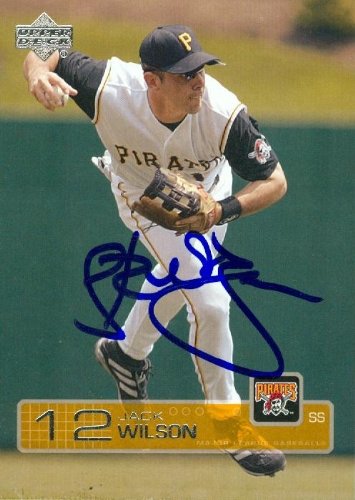 Jack Wilson Autographed/Hand Signed MLB Baseball Card (Pittsburgh Pirates) 2002 Upper Deck #241