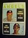 Aubrey Gatewood & Dick Simpson Los Angeles Angels #127 1964 Topps Signed Autographed Baseball Card