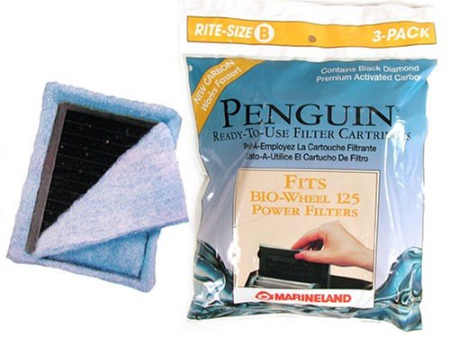 Marineland Penguin Rite-Size B BIO-Wheel 125 Replacement Filter Cartridge (3-Pack)