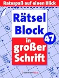 Produkt-Bild: R&auml;tselblock in gro&szlig;er Schrift 47 - 5er Einheit