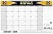 Turner CLC Missouri Tigers 2010 Academic Desk Calender, 11 x 17 Inches (8230308)