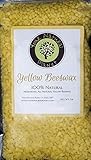 BEESWAX PELLETS, YELLOW-1LB-Must Have For Many Different Projects-Including Lotions, Salves, Body Butters, Deodorant, Lip Balm, Candle Making, and Furniture Polish