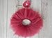 CX-Queen® Baby Photography Prop Girl Tutu Cranberry Tutu Set Flower Headband
