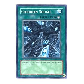YuGiOh GX Gladiator's Assault Single Card Cloudian Squall GLAS-EN052 Common