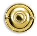 Heath Zenith 910 Wired Push Button with LED Halo-Lighted Center and Key-Finder, Polished Brass