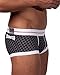 Croota Mens Underwear, Low-Rise Boxer Brief, Satin Accented Waistband, PH02M Black