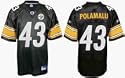 Troy Polamalu Pittsburgh Steelers #43 Replica Reebok NFL Football Jersey - Youth (Black)