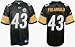 Troy Polamalu Jersey - Pittsburgh Steelers Jerseys (Black) 2XL
