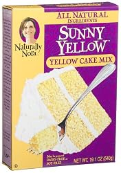 Naturally Nora Sunny Yellow Cake Mix, 19.1-Ounce Boxes (Pack of 6)
