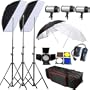 BPS Profesional 900W (3X300W) Iluminaci�n de estudio Fotograf�a Strobe Flash Light Kit