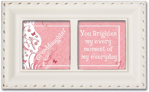 Granddaughter Ivory Petite Music Box / Jewelry Box Plays You Light Up My Life