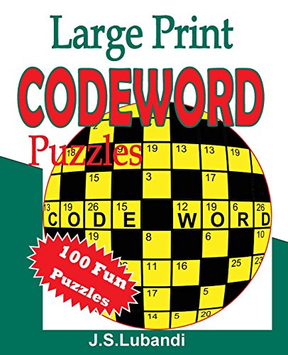 large print codeword puzzles volume 1