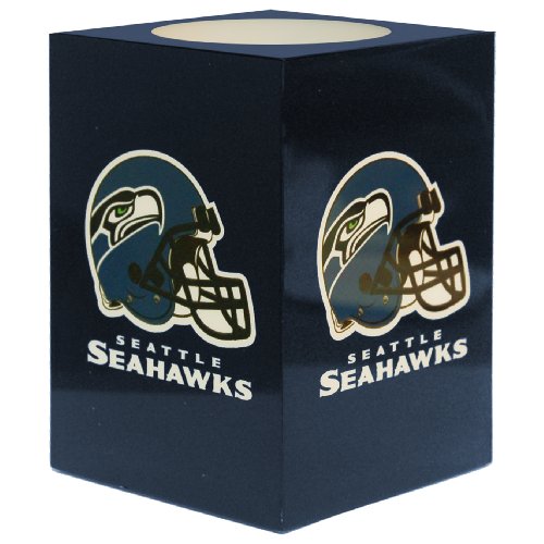 NFL Seattle Seahawks Square Flameless Candle