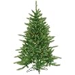 4.5' Pre-Lit Virginia Fir Artificial Christmas Tree - Multi Lights