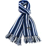 NBA Orlando Magic Navy Blue-Black-White Striped Fashion Scarf