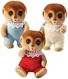 Calico Critters Spotter Meerkat Triplets