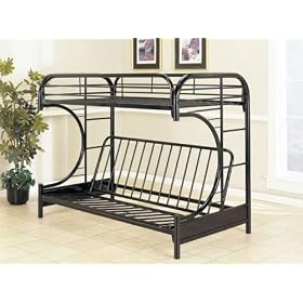 Twin/Full C-Style Futon Bunk Bed SHIPS FOR ONLY $4.95!