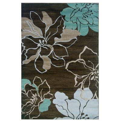 Milan Collection Area Rug - Floral
