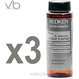 Redken For Men 5 Minute Color Camo - Medium Natural 3 bottles 2oz each