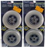 Razor Scooter Replacement Wheels Set with Bearings 2 Clear