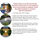 The Online Business Setup, Online Auctions, Salesmanship for Bartender Guides Businesses by J Bowman J Orr