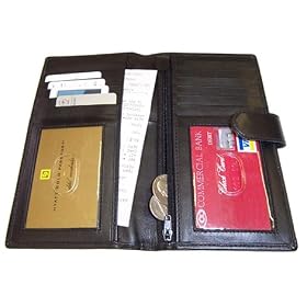 Genuine Cowhide Leather Credit Card Wallet in Gift Box