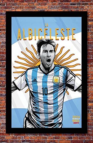 2014 World Cup Soccer | Team Argentina Poster
