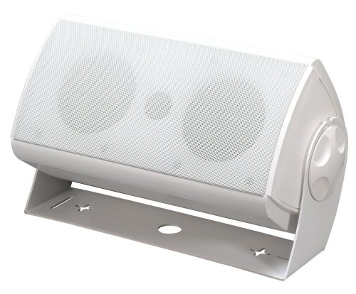 Atlantic Technology AW-424-P-WHT 2-Way All-Weather Speakers, White (Pair)