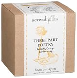 SerendipiTea Three Part Poetry, Jasmine, Orange & Pouchong Tea, 4-Ounce Boxes (Pack of 2)