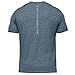 stacked tri-blend crew - vintage indigo/light gray - LG