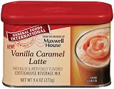General Foods International Vanilla Caramel Latte, 9.6 Ounce Canister (Pack of 4)