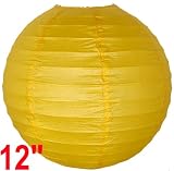 Dark Yellow Chinese/Japanese Paper Lantern/Lamp 12