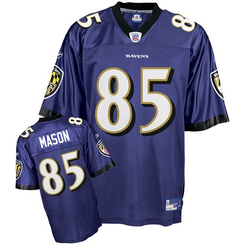 Reebok Baltimore Ravens Derrick Mason Replica Jersey XX Large