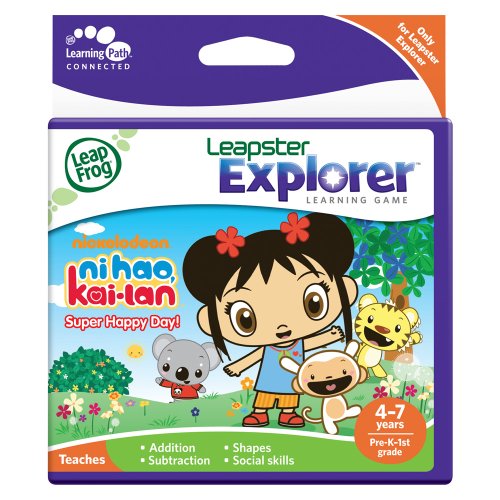 51LI7ToVwLL LeapFrog Leapster Explorer Learning Game: Ni Hao, Kai lan: Super Happy Day!
