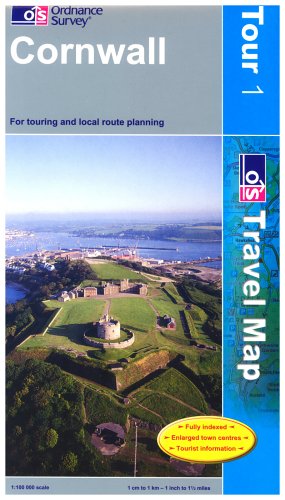 City Travel Guides Discounted  Books : Cornwall (OS Travel Series - Tourist Map) (OS Travel Map - Tour and Tourist)