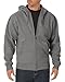 Dickies Men's Big-Tall Midweight Fleece Full Zip Hoodie