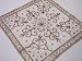 Beautiful Off White Party Hand Beaded Organza Indian Tablecloth Table Cloth 40