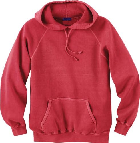 JustSweatshirts Unisex Pullover 100% Cotton Hooded Sweatshirt Red Large