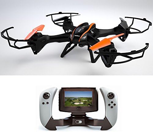 Drone with Camera FPV Rc Quadcopter for Beginner drone fpv (White)