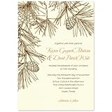 Pine Wedding Invitations