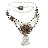 Fancy Steampunk Chain Gear Necklace